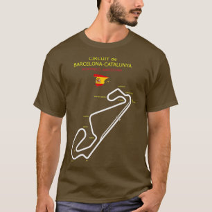 ザサーキットデバルセロナカタルーニャ Tシャツ