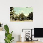 ザサークルバッファローNY 1913ヴィンテージ ポスター (ホームオフィス)