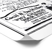 『ザサードアイ』1920年ヴィンテージ広告ポスター ポスター (角)