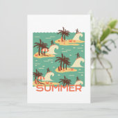 ザサーフィン漫画イラストレーション シーズンカード (スタンド正面)