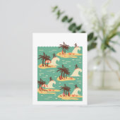 ザサーフィン漫画イラストレーションIIはがき ポストカード (スタンド正面)