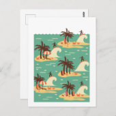 ザサーフィン漫画イラストレーションIIはがき ポストカード (正面/裏面)