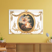 ザサール・ド・コンセイルのゼファーとフローラ キャンバスプリント (インサイチュ (リビング))