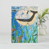 ザザザザザザザザザザザトウクジラ サンキューカード (スタンド正面)