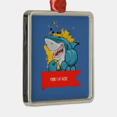 ザザザメ メタルオーナメント (右)