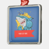 ザザザメ メタルオーナメント (左)