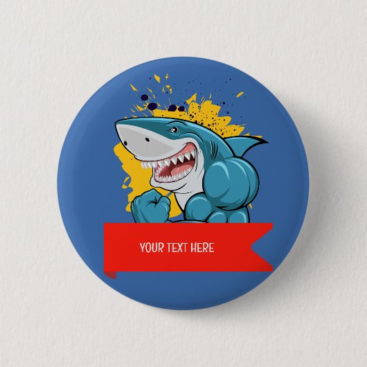 ザザザメ 缶バッジ (正面)