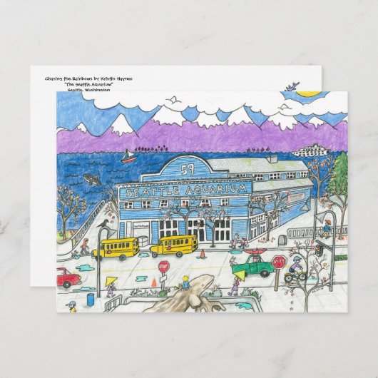 ザシアトル水族館 ポストカード (正面/裏面)