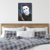 ザシェイプズバイ絵を描アルフレッドキツネ キャンバスプリント (インサイチュ (寝室))