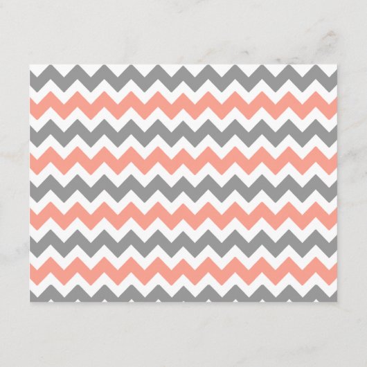 ザシェフモダンロン結婚コレクション – ピンク&グレー エンクロージャーカード (裏面)