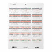 ザシェフモダンロン結婚コレクション – ピンク&グレー ラベル (フルシート)