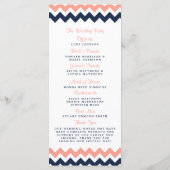 ザシェフモダンロン結婚コレクション – ピンク&ネイビー プログラム (裏面)