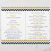 ザシェフモダンロン結婚コレクション – 海軍と金ゴールド (裏面)