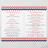 ザシェフモダンロン結婚ズコレクション海軍&サンゴ (裏面)