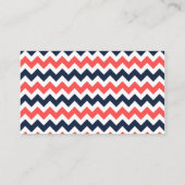 ザシェフモダンロン結婚ズコレクション海軍&サンゴ エンクロージャーカード (裏面)