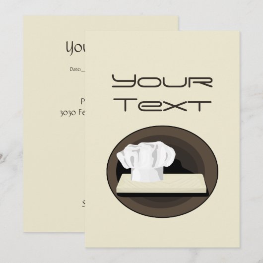 ザシェフ招待状 招待状 (正面/裏面)