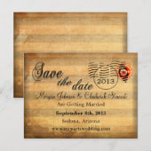 ザシェIV日付はがきを保存する 案内ポストカード (正面/裏面)