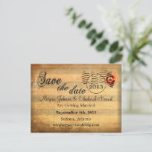 ザシェIV日付はがきを保存する 案内ポストカード (スタンド正面)