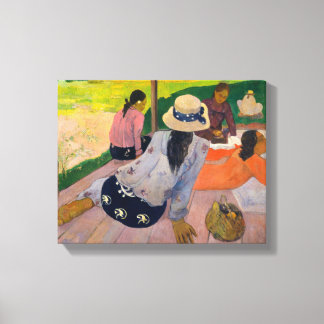 ザシエスタバイポールゴーギンタヒティアンウィメンタヒチ キャンバスプリント