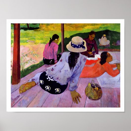 ザシエスタ1891-2(キャンバス上の油) ポスター (正面)