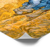 ザシエスタ(1890)ウィートフィールドヴァンゴッホクラシックアート ポスター (角)