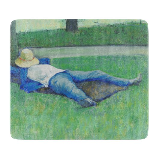 ザシエスタ(by Gustave Caillebotte) カッティングボード (正面)