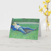 ザシエスタ(by Gustave Caillebotte) カード (黄色い花)