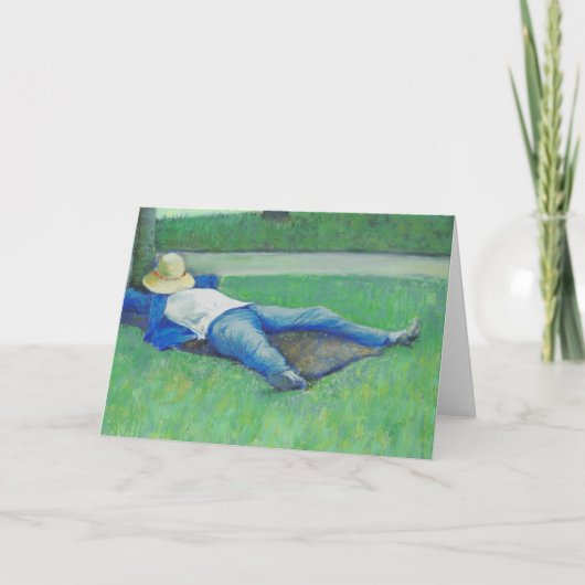 ザシエスタ(by Gustave Caillebotte) カード (正面)