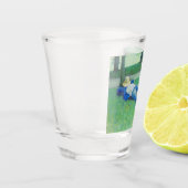 ザシエスタ(by Gustave Caillebotte) ショットグラス (左)