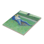 ザシエスタ(by Gustave Caillebotte) タイル (側面)