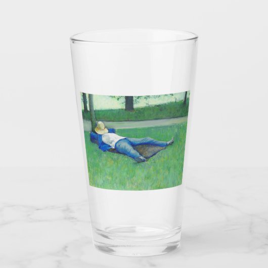 ザシエスタ(by Gustave Caillebotte) タンブラーグラス (正面)