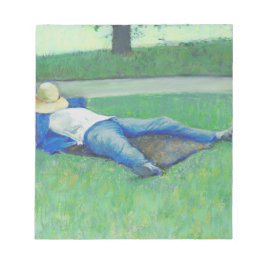 ザシエスタ(by Gustave Caillebotte) ノートパッド