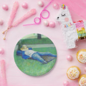 ザシエスタ(by Gustave Caillebotte) ペーパープレート (パーティー)