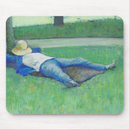 ザシエスタ(by Gustave Caillebotte) マウスパッド
