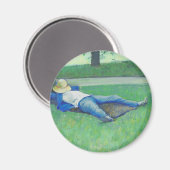 ザシエスタ(by Gustave Caillebotte) マグネット (正面/裏面)