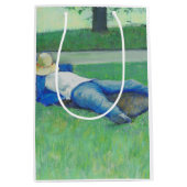 ザシエスタ(by Gustave Caillebotte) ミディアムペーパーバッグ (正面)