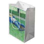 ザシエスタ(by Gustave Caillebotte) ミディアムペーパーバッグ (裏面アングル)