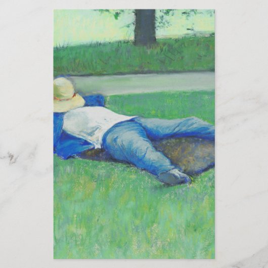 ザシエスタ(by Gustave Caillebotte) 便箋 (正面)