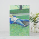 ザシエスタ(by Gustave Caillebotte) 便箋 (スタンド正面)