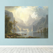 ザシエラスのタホ湖 キャンバスプリント (インサイチュ (ウッドフロア))