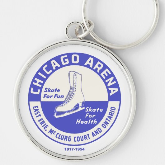 ザシカゴアリーナカンパニーアイススケートで滑るリンク キーホルダー (正面)