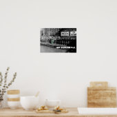 ザシカゴウェイモ怒ートリストCOLORSPLASHアンティーク ポスター (キッチン)