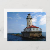 ザシカゴハーバーライトハウスポストカード ポストカード (正面/裏面)