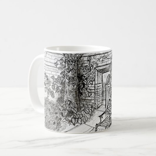 ザシカゴボタニックガーデンウォールガーデン コーヒーマグカップ (正面左)