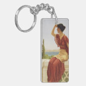 ザシグナルゴッドワードウーマンポートレートヴィンテージアート キーホルダー (正面左)