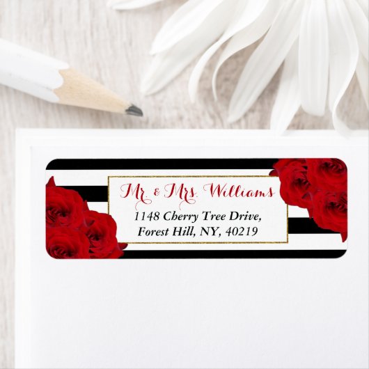 ザシックラックスモダンズコレクシ結婚ョン – レッドローズ ラベル (インサイチュ)