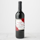 ザシックラックスモダンズコレクシ結婚ョン – レッドローズ ワインラベル (正面)