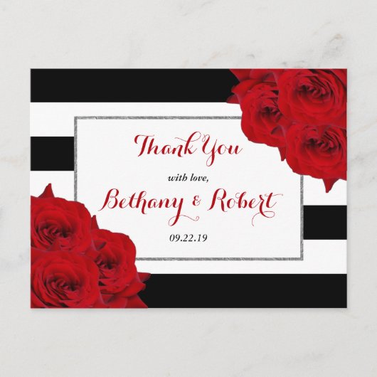 ザシックラックスモダンズコレクシ結婚ョン – レッドローズ 案内ポストカード (正面)