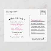 ザシックラックスモダンズ結婚コレクションピンクローズ 案内ポストカード (裏面)