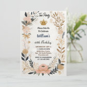 ザシック王室のアダルトフェアリティティーパーティー50誕生日 招待状 (スタンド正面)